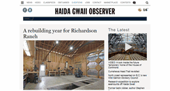 Desktop Screenshot of haidagwaiiobserver.com